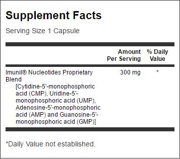 Gemischte Nukleotide mit Imunil 60 Kapseln