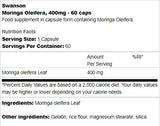Moringa Oleifera 400 mg 60 Kapseln