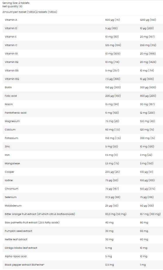 Multiaktive Formel – 60 Tabletten