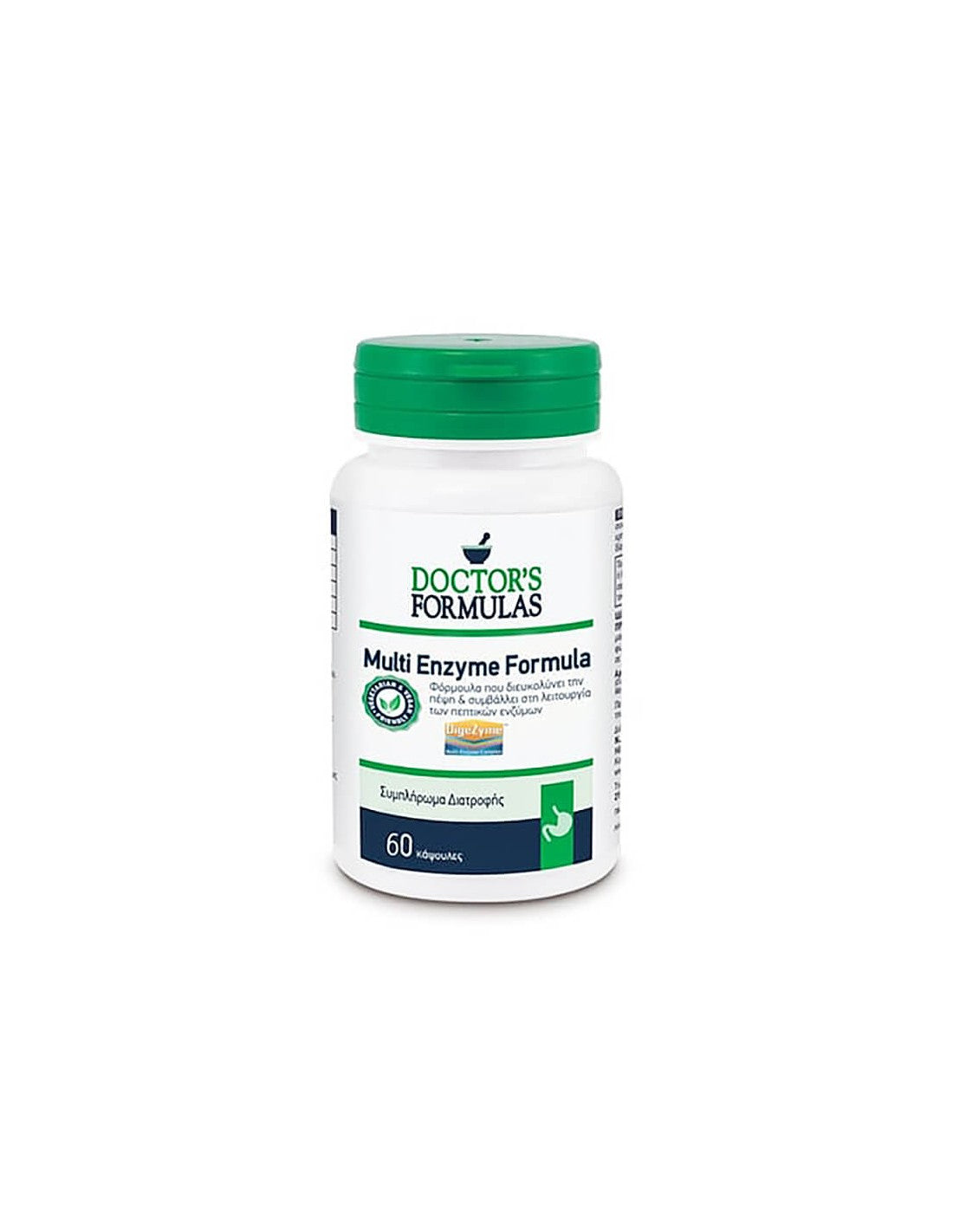 Multi-Enzym-Formel, 60 Kapseln Doctor's Formulas