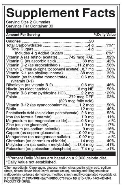 Multi Gummies – Himbeere 60 Geleebonbons