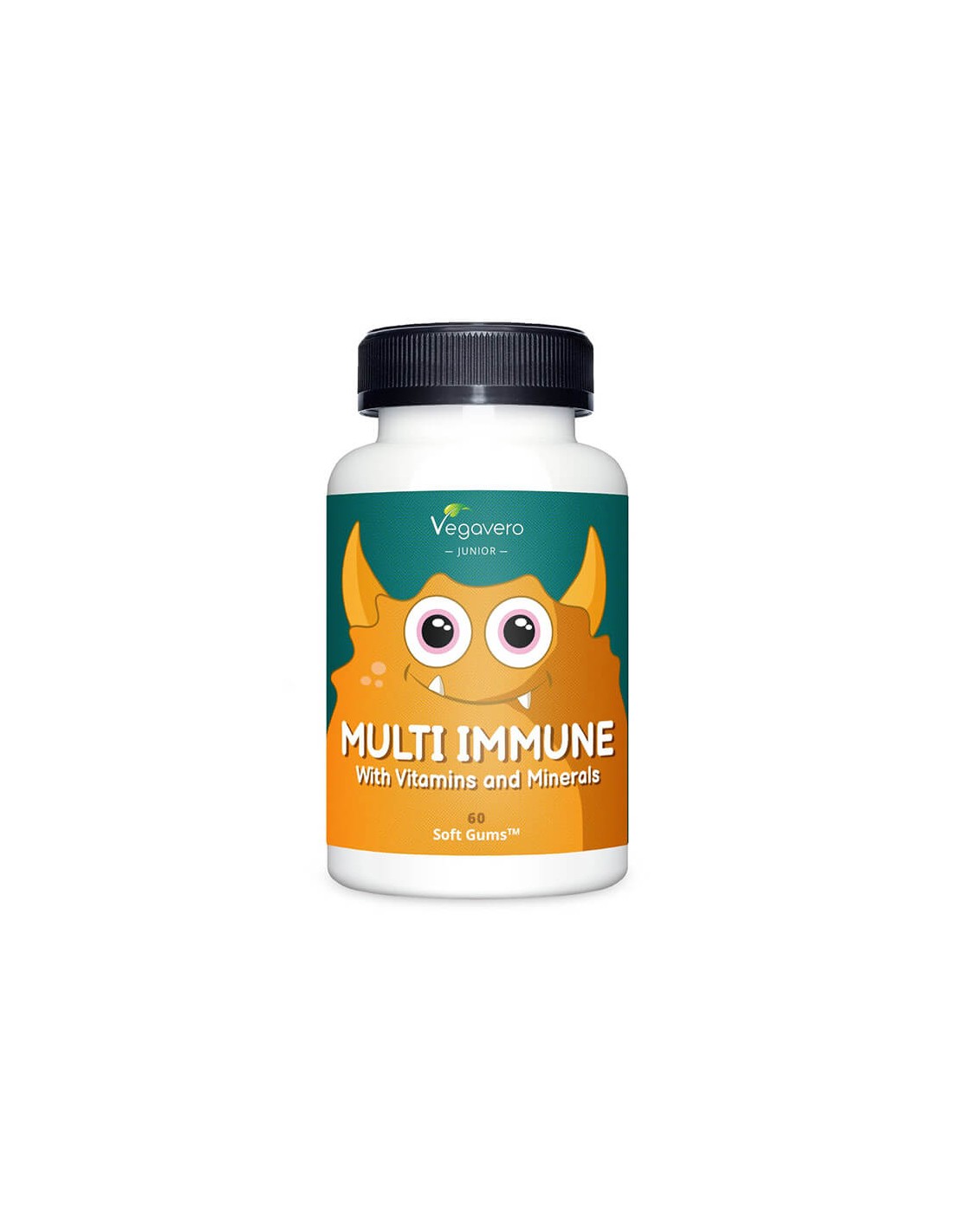 Multi-Immune mit Vitaminen und Mineralstoffen – Multi-Immun-Vitamine und Mineralstoffe für Kinder, 60 Geltabletten <tc>Vegavero</tc>