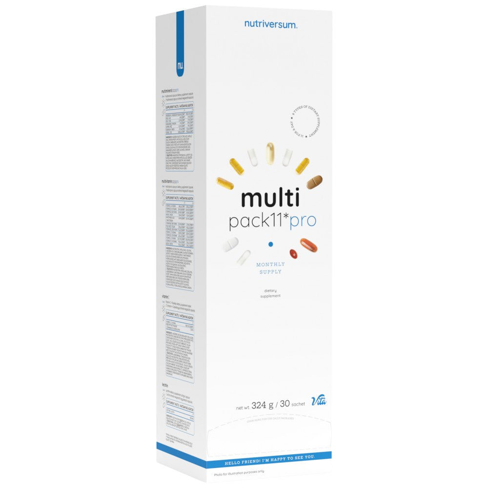 Multipack 11 Pro | All-in-One-Gesundheitsformel – 30 Packungen