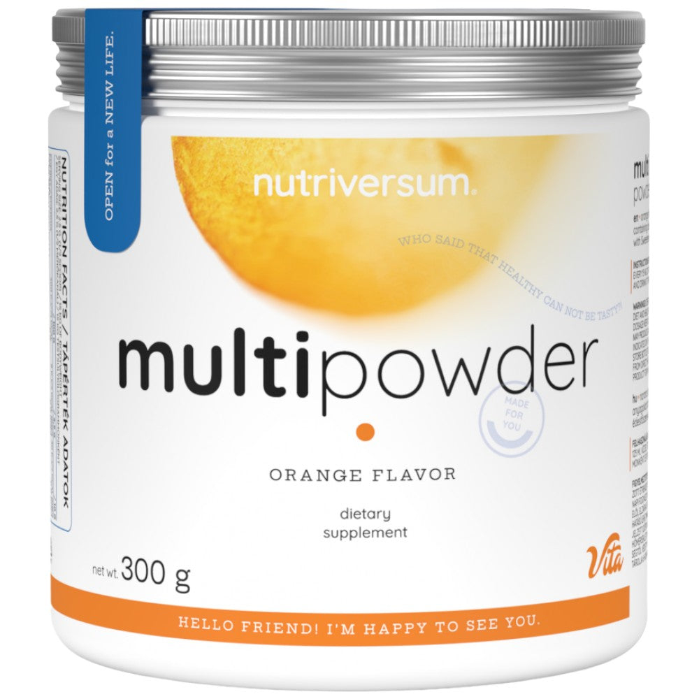 Multi-Pulver | Mit Vitaminen und Mineralien – 300 Gramm