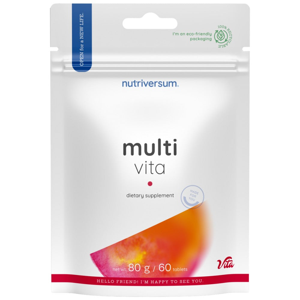 Multi Vita | Komplexe Multivitaminformel – 60 Tabletten