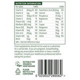 Multi-Vitamine & Mineralien ohne Eisen (Multi-Vitamine & Mineralien) 60 Tabletten NaturesAid