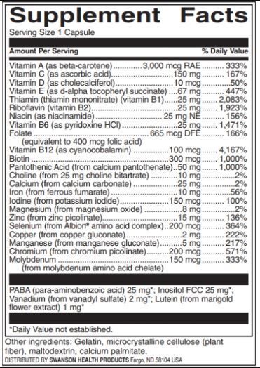 Multi mit Eisen | Active One Formula – 90 Kapseln