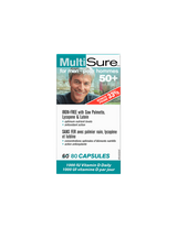 MultiSure® Men 50+/Multivitamine für Männer 50+ (mit Lutein, Lycopin und Sägepalme), 80 Kapseln
