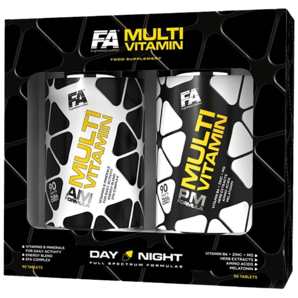 Multivitamin-AM- und PM-Formel – 2 x 90 Tabletten