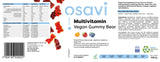 Multivitamin-Vegan-Gummibärchen | Orange, Himbeere, Blaubeere – 60 Gummibonbons