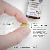 Multivitamine - 26 essentielle Inhaltsstoffe/365 Tabletten, 365 Tage/ <tc>Nutravita</tc>