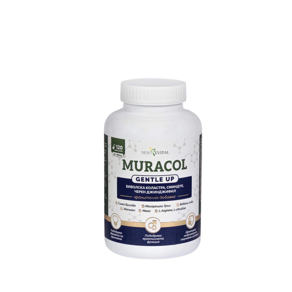 <tc>Muracol</tc> Gentle Up 120 Kapseln (Prostata und Erektionsfunktion)