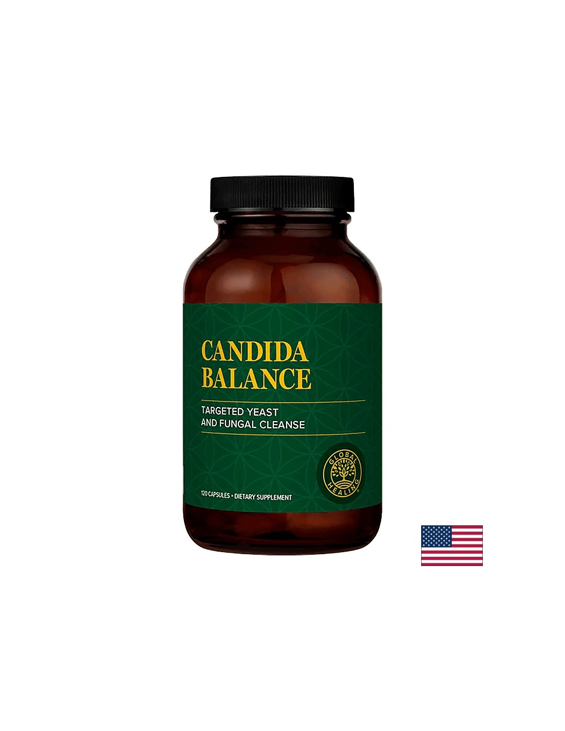 Mycozil® Candida and Flora Balance Support/Natürlicher Komplex gegen Candida-Infektionen, 120 Kapseln Global Healing