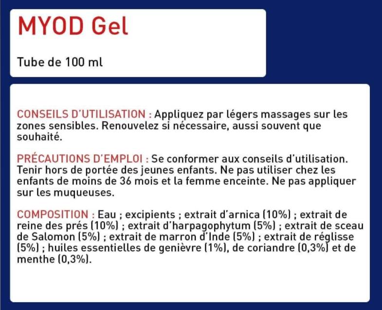Myo D Gel | Linderung von Muskeln, Sehnen und Gelenken mit Arnika – 100 ml