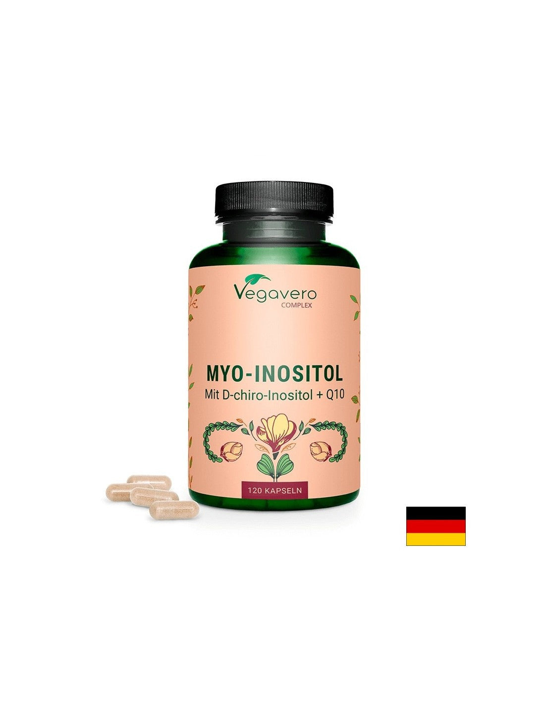 Myo-Inositol-Komplex, 120 Kapseln, 100 % vegan <tc>Vegavero</tc>