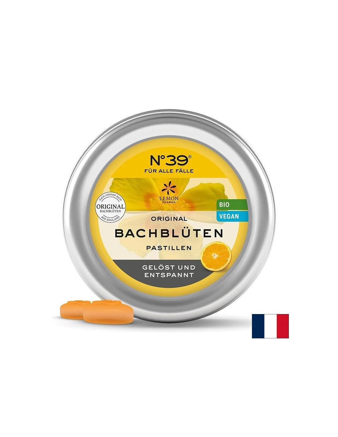 Dr. Bach Bio Lutschtabletten – Nr. 39 Notfall, 45 g <tc>Lemon Pharma</tc>