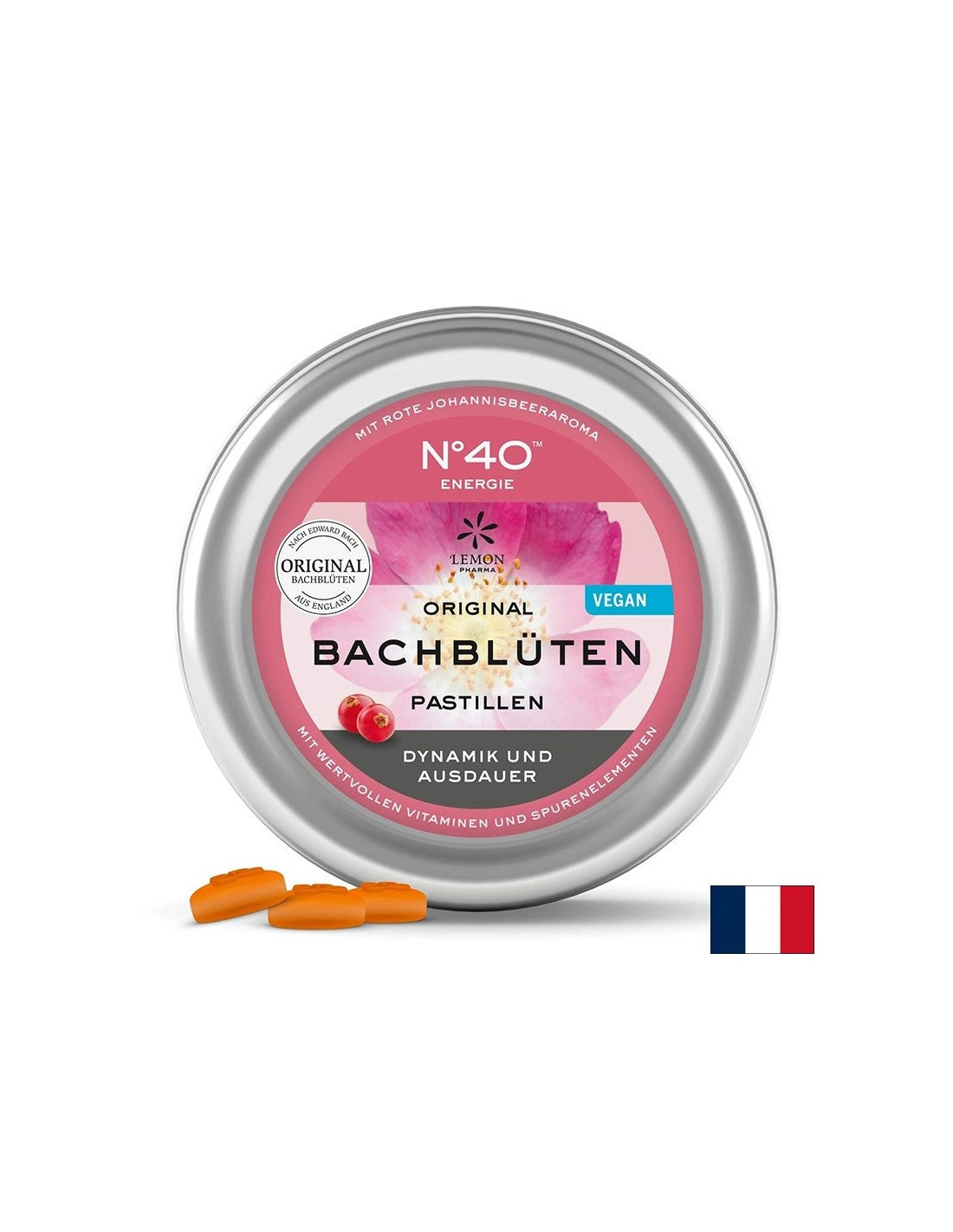Dr. Bach Lutschtabletten - Nr. 40 Energie, 50 g (~ 40 Stück) <tc>Lemon Pharma</tc>