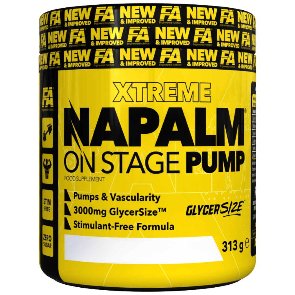NAPALM On Stage Pump | Stimulationsfreie Pre-Workout-Formel – 313 Gramm
