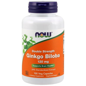 Ginkgo Biloba 120 mg / Double Strength - 100 capsules - Nutra Best Europe