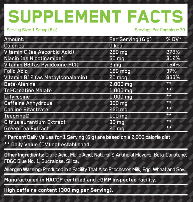 NUKE – Pre-Workout – 0,180 KG