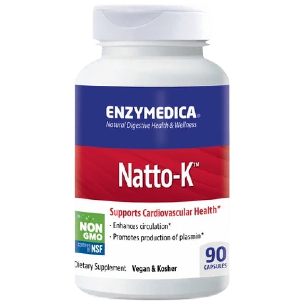 Natto-K | Nattokinase mit Bromelain und Enzymen – 90 Kapseln
