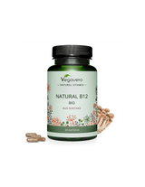 Natürliches Bio-Vitamin B12 aus Shiitake/Vitamin B12 (aus biologisch angebauten Shiitake-Pilzen), 60 Kapseln, 100 % vegan <tc>Vegavero</tc>