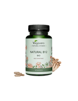 Natürliches Bio-Vitamin B12 aus Shiitake/Vitamin B12 (aus biologisch angebauten Shiitake-Pilzen), 60 Kapseln, 100 % vegan <tc>Vegavero</tc>