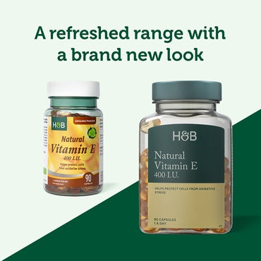 Natürliches Vitamin E 400 IE – 90 Kapseln