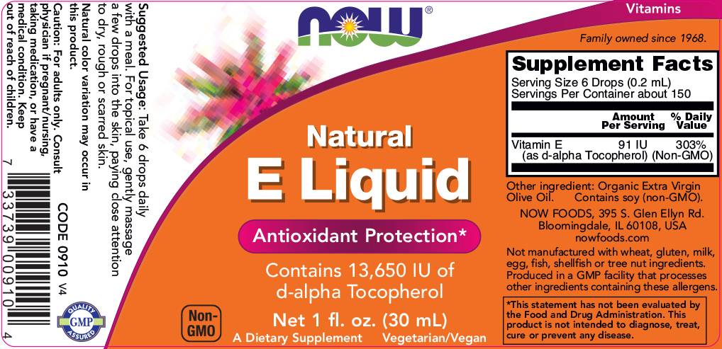 Natürliche Vitamin-E-Flüssigkeit | d-alpha-Tocopherol - 30 ml