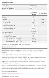 Omega 3 1000 mg | Fischgelatine Softgele - 200 Gelkapseln