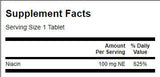 Niacin 100 mg – 250 Tabletten