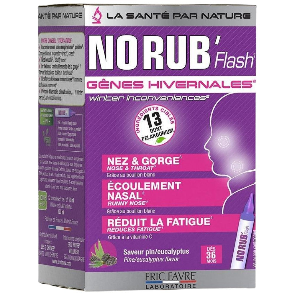 No Rub' Flash | Für winterliche Unannehmlichkeiten – 12 x 10 ml