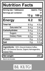 Nr. 1 Keto Supreme Coffee – 250 Gramm