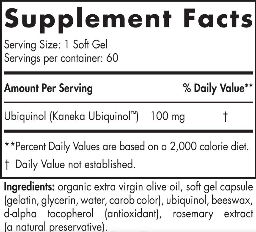 Nordic CoQ10 Ubiquinol 100 mg – 60 Gelkapseln