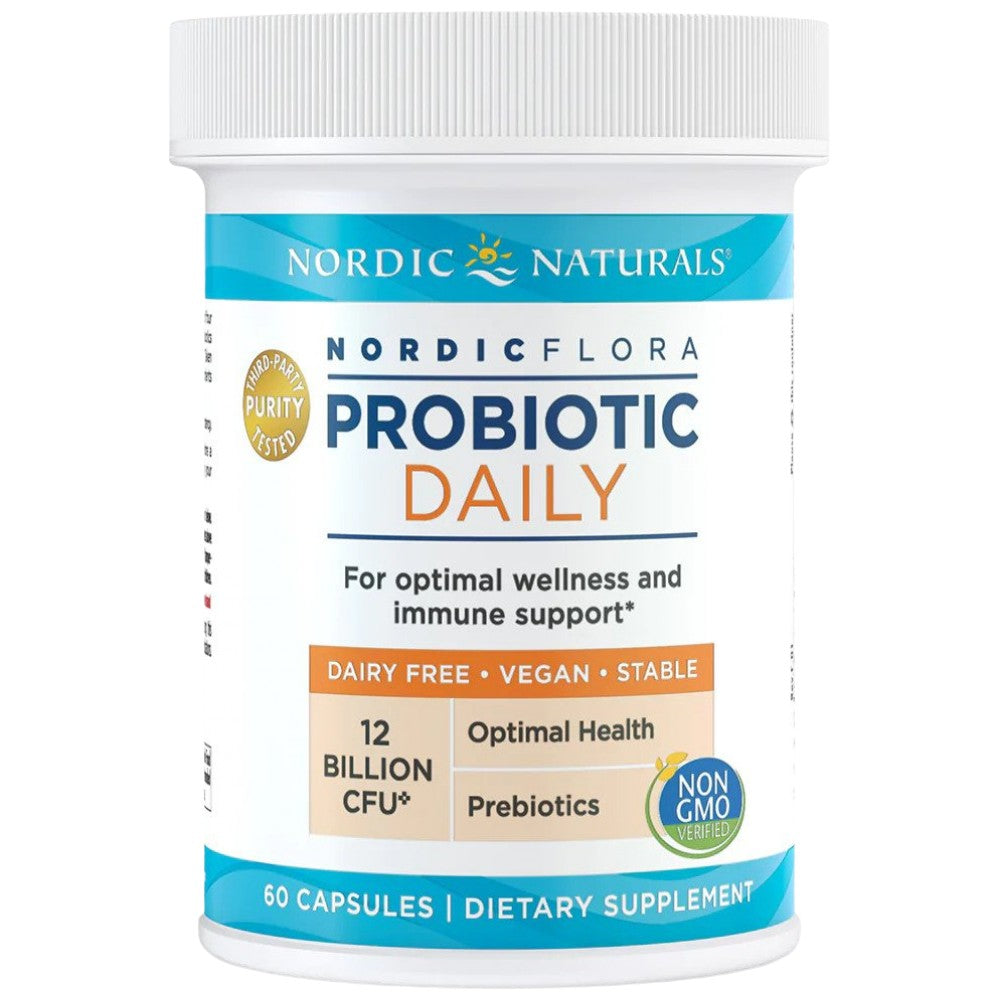 Nordic Flora Probiotic Daily | 12 Milliarden aktive Zellen – 60 Kapseln