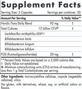 Nordic Flora Probiotic Daily | 12 Milliarden aktive Zellen – 60 Kapseln