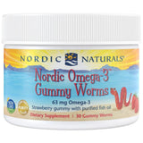 Nordische Omega-3-Gummiwürmer 63 mg – 30 kaubare Gelkapseln