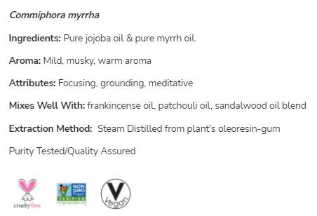 Myrrh Ölmischung | Commiphora myrrha - 30 ml