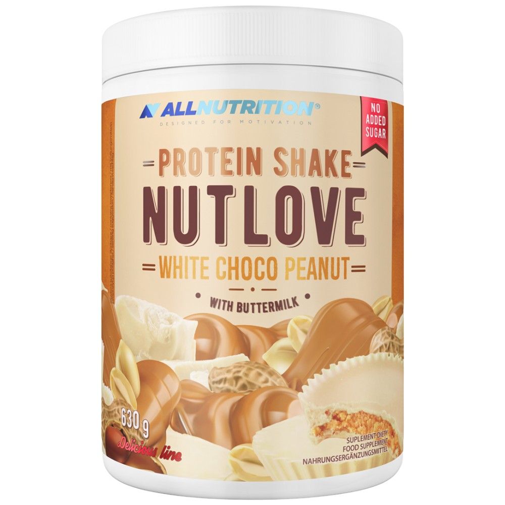 NutLove Proteinshake | Molkenprotein + Kasein – 630 Gramm
