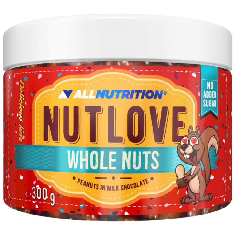 NutLove Ganze Erdnüsse | Verschiedene Geschmacksrichtungen – 300 Gramm