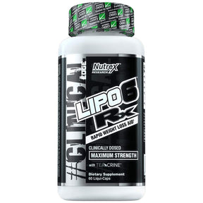 Lipo 6 Rx - 60 Gel capsules - Nutra Best Europe