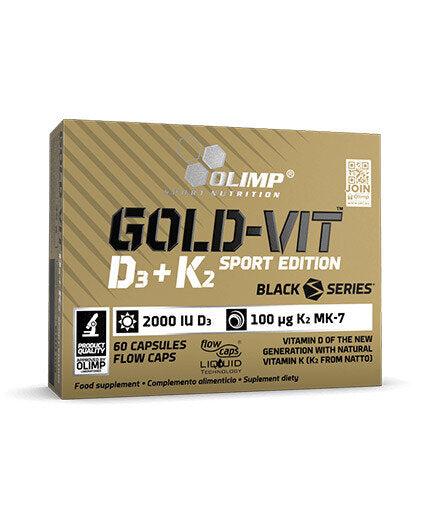 <tc>Olimp</tc> Gold-Vit D3 + K2 Sport Edition 60 Kappen