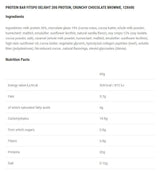Delight+ Crunchy Protein Bar Schokolade Brownie - 60 Gramm
