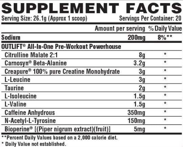 OUTLIFT – 496–510 Gramm