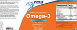 Omega 3 1000 mg/molekular destilliert – 500 Gelkapseln