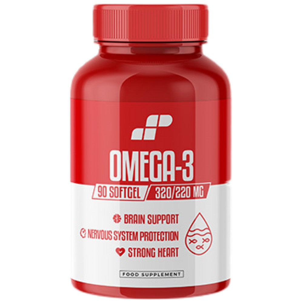Omega-3 55 % | 320 mg EPA + 220 mg DHA – 90 Gelkapseln
