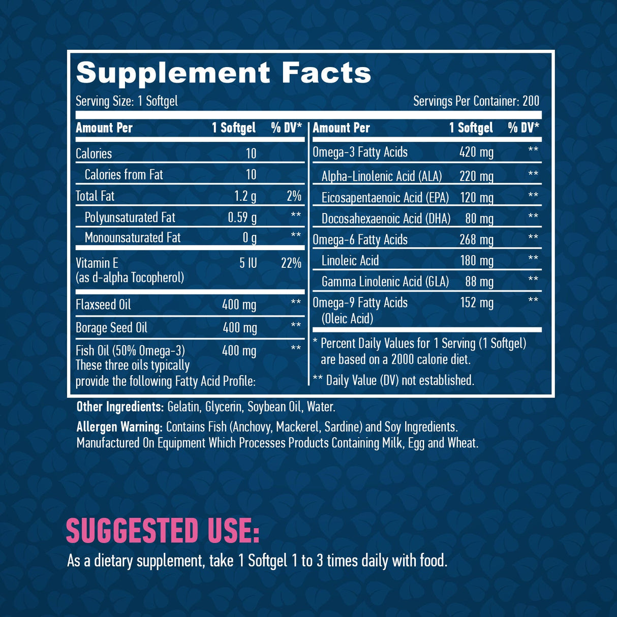 Omega 3-6-9/200 Kapseln