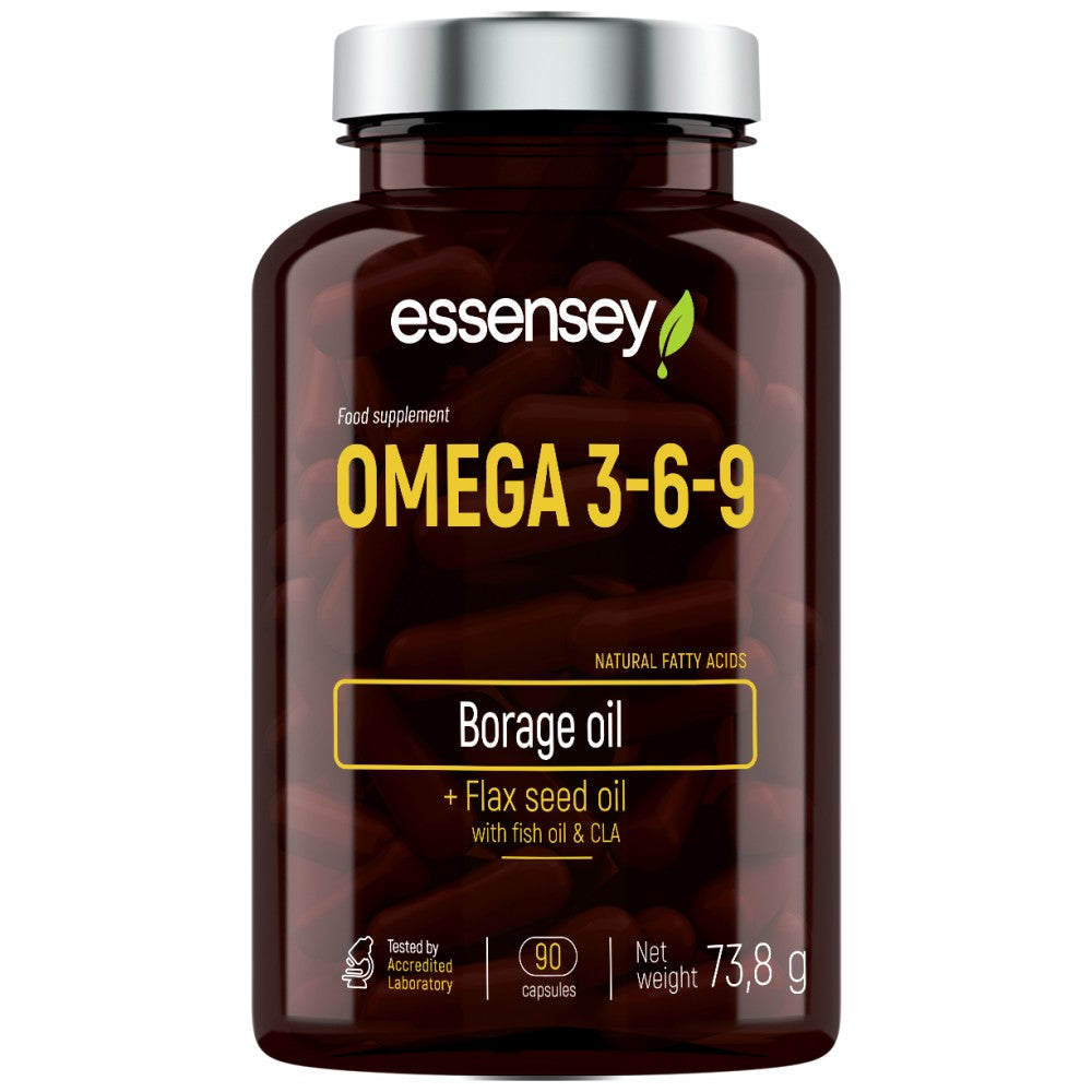 Omega 3-6-9 mit Fischöl – 90 Gelkapseln