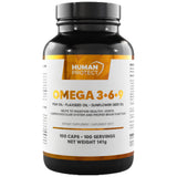 Omega 3-6-9 | mit Fischöl, Leinöl und Sonnenblumenöl – 100 Kapseln
