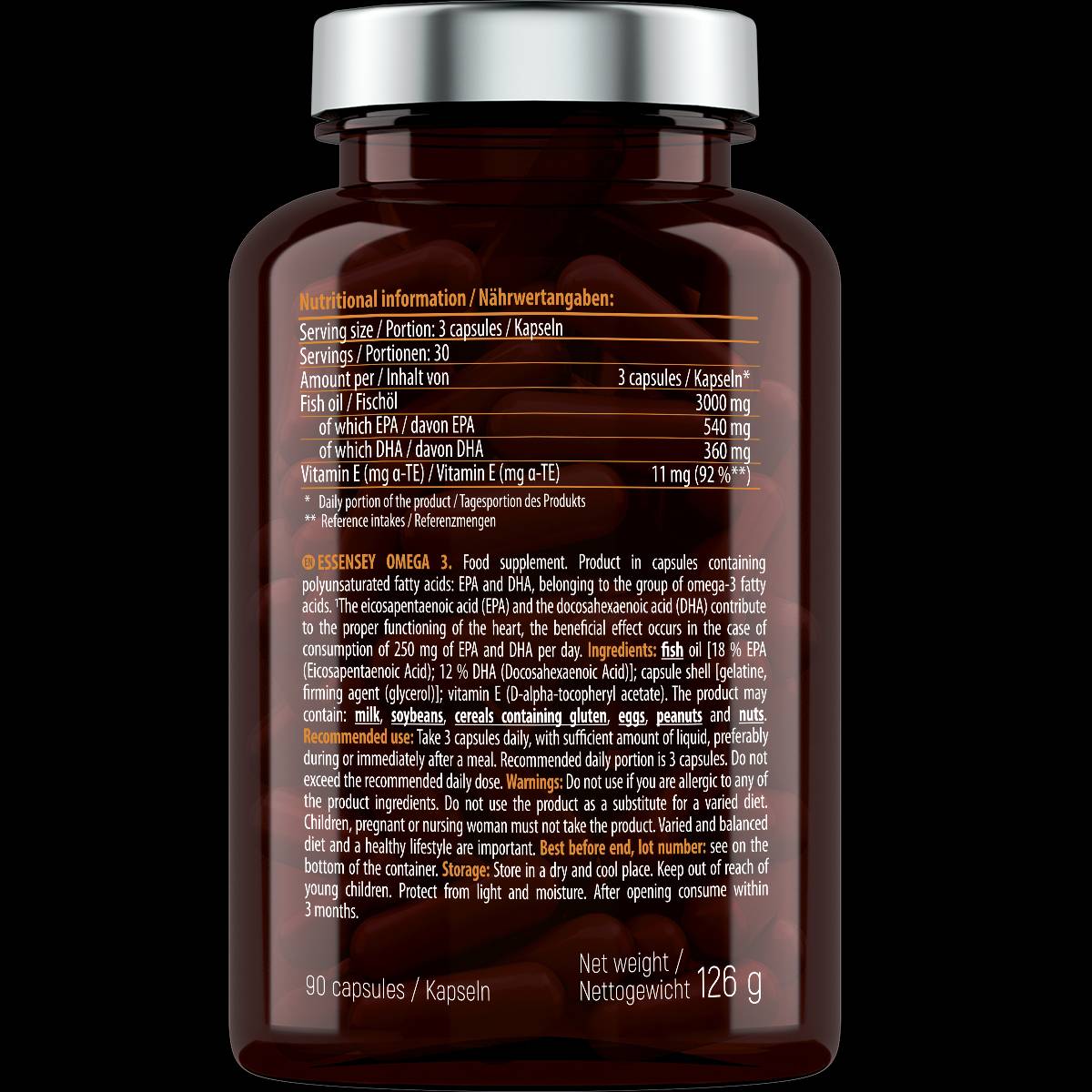 Omega 3 - 90 Gelkapseln